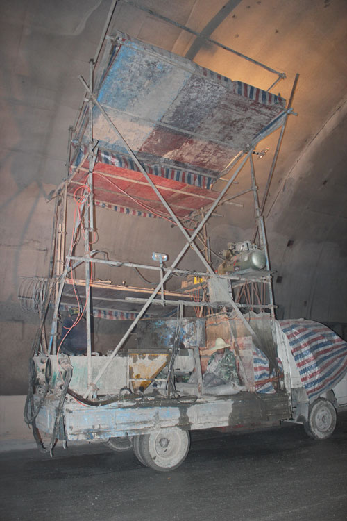 隧道防火現場施工